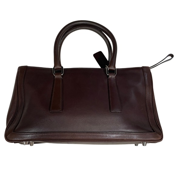 Coach Handbags - Vintage Coach Bonnie Legacy Handbag Satchel Dark Brown Leather 2001 Y2K